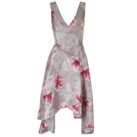 calvin klein pink gown